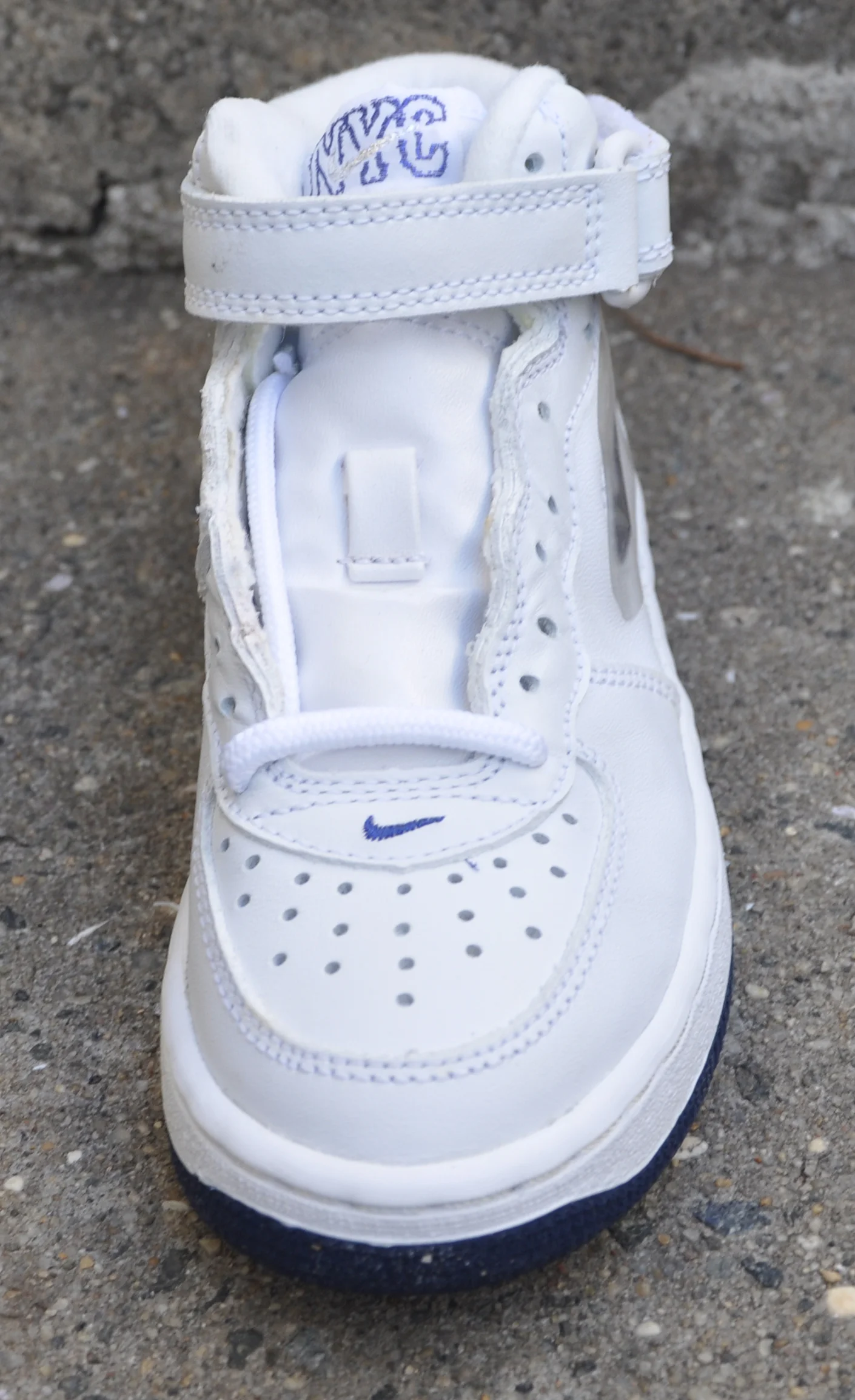 Kids Nike Air Force 1 Mid SJ SC NYC Metallic Jewel (Size 2y) DS